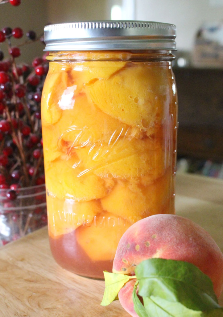 Canning Peaches